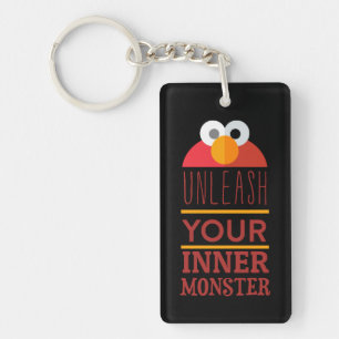 Elmo Inner Monster Keychain