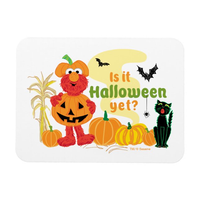 Elmo | Is it Halloween Yet? Magnet (Horizontal)