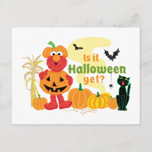 Elmo   Is it Halloween Yet? Postcard