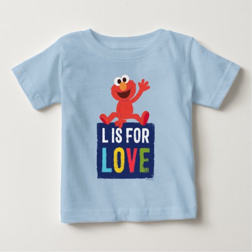 Elmo  L is for Love Baby T_Shirt