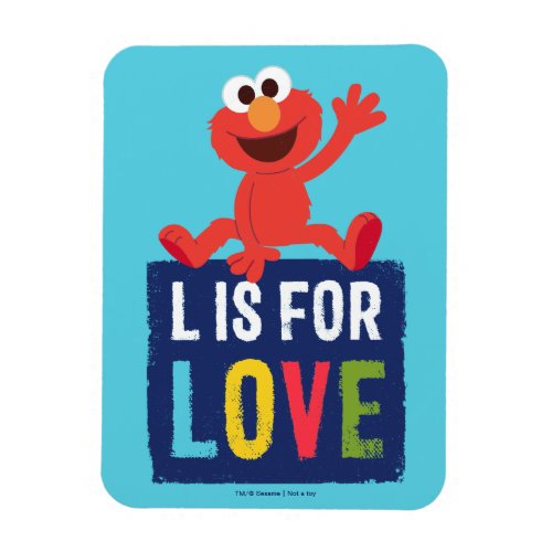 Elmo  L is for Love Magnet