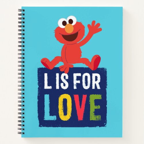 Elmo  L is for Love Notebook