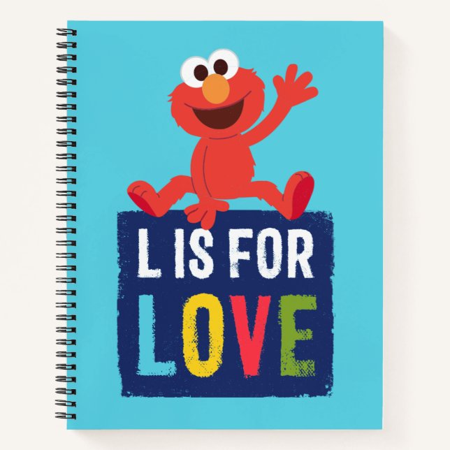 Elmo | L is for Love Notebook (Front)