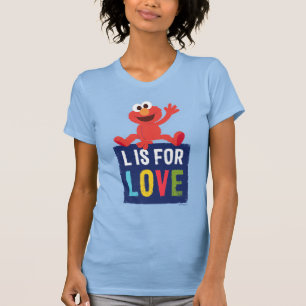 Elmo   L is for Love T-Shirt