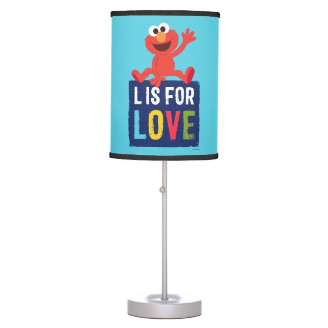 Elmo | L is for Love Table Lamp (Front)