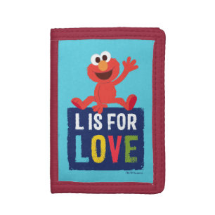 Elmo   L is for Love Trifold Wallet