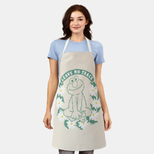 Elmo Leave No Trace Floral Graphic Apron