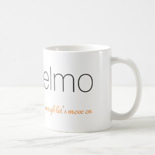 Elmo & Logo Mug Enough Let's Move On