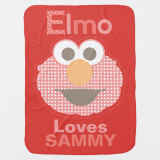 Elmo Loves You | Add Your Name Baby Blanket