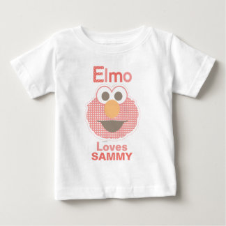 Elmo Loves You | Add Your Name Baby T-Shirt