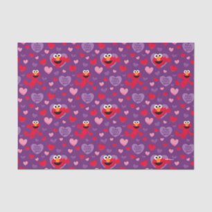 Elmo Loves You Valentine's Day Pattern Tissue Paper