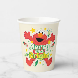 Elmo Merry and Bright Paper Cups