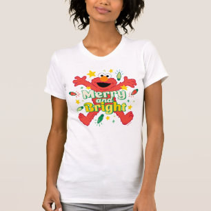 Elmo   Merry and Bright T-Shirt