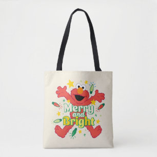 Elmo Merry and Bright Tote Bag