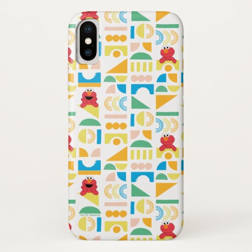 Elmo Minimalist Pattern iPhone X Case