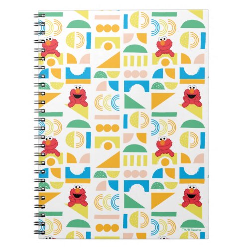 Elmo Minimalist Pattern Notebook