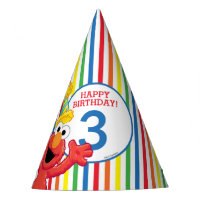 Elmo Neutral Birthday Party Hat