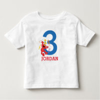 Elmo Neutral Birthday Toddler T-shirt
