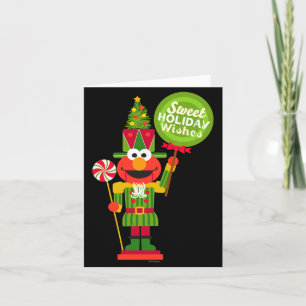 Elmo Nutcracker Card