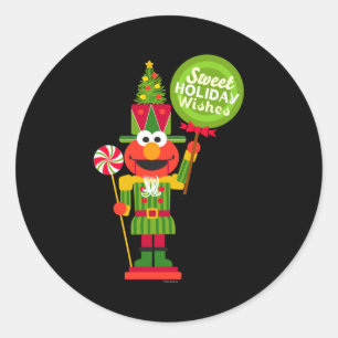 Elmo Nutcracker  Classic Round Sticker