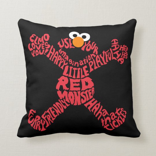 personalized elmo pillow