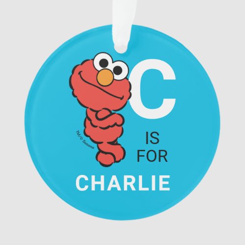 Elmo  Personalized Name with Photo Ornament