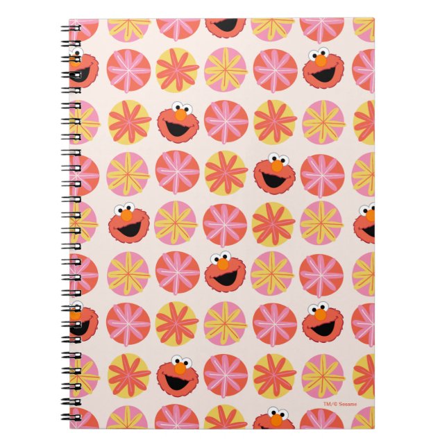 Elmo Pom-Pom Pattern Notebook (Front)