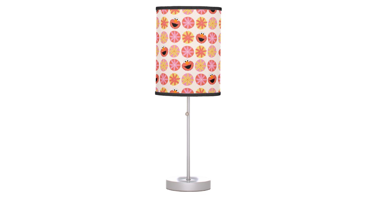 Elmo Pom-Pom Pattern Table Lamp | Zazzle