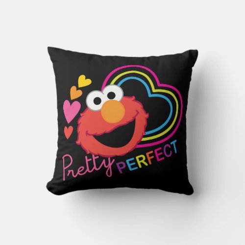 Elmo Pretty Perfect Throw Pillow