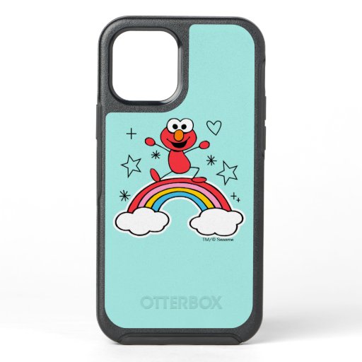 Elmo Rainbow Doodley Graphic OtterBox Symmetry iPhone 12 Case