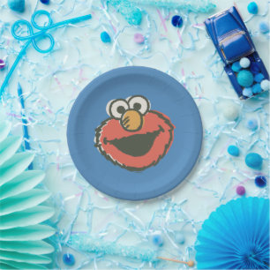 Elmo Retro Paper Plates