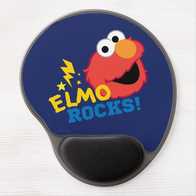 Elmo Rocks Gel Mouse Pad (Front)