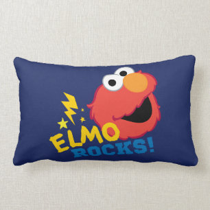 Elmo Rocks Lumbar Pillow