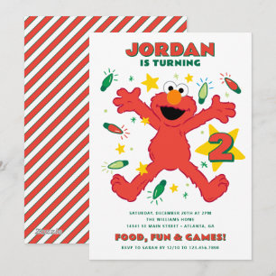 Elmo Sesame Street Holiday Birthday Card