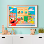 Elmo Sesame Street Scene Poster at Zazzle