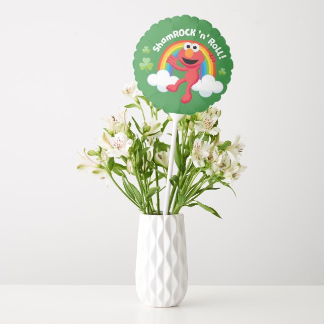 Elmo | Shamrock 'n' Roll Rainbow Balloon (Vase)