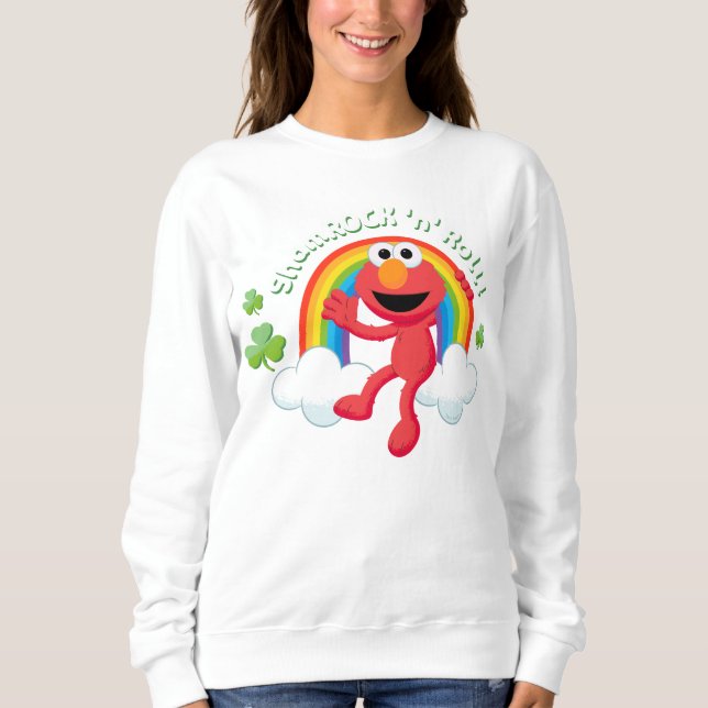 Elmo | Shamrock 'n' Roll Rainbow Sweatshirt (Front)