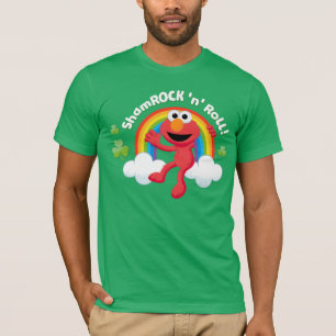 Elmo   Shamrock 'n' Roll Rainbow T-Shirt