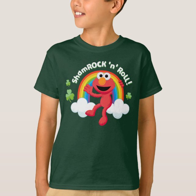 Elmo | Shamrock 'n' Roll Rainbow T-Shirt (Front)