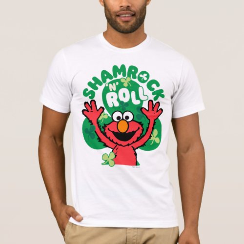 Elmo  Shamrock N Roll T_Shirt