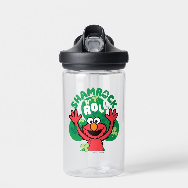 Elmo | Shamrock 'N' Roll Water Bottle (Front)
