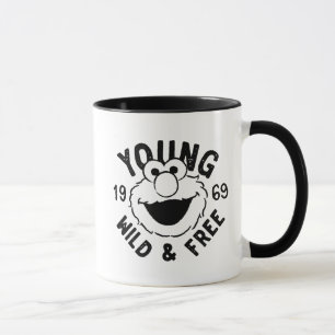 Elmo Skate Logo - Young, Wild & Free 1969 Mug