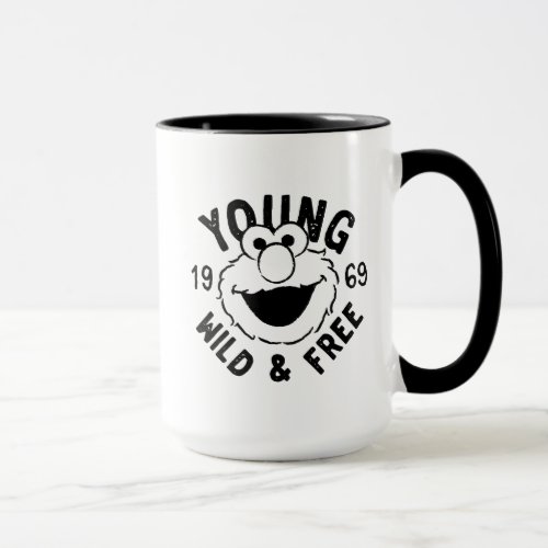 Elmo Skate Logo _ Young Wild  Free 1969 Mug