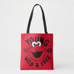 Elmo Skate Logo - Young, Wild & Free 1969 Tote Bag