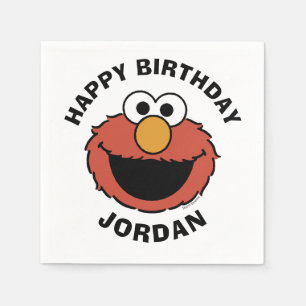 Elmo Smiling Face Napkins