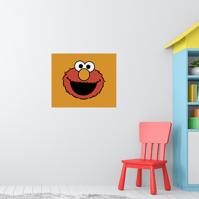Elmo Smiling Face Poster (Nursery 1)