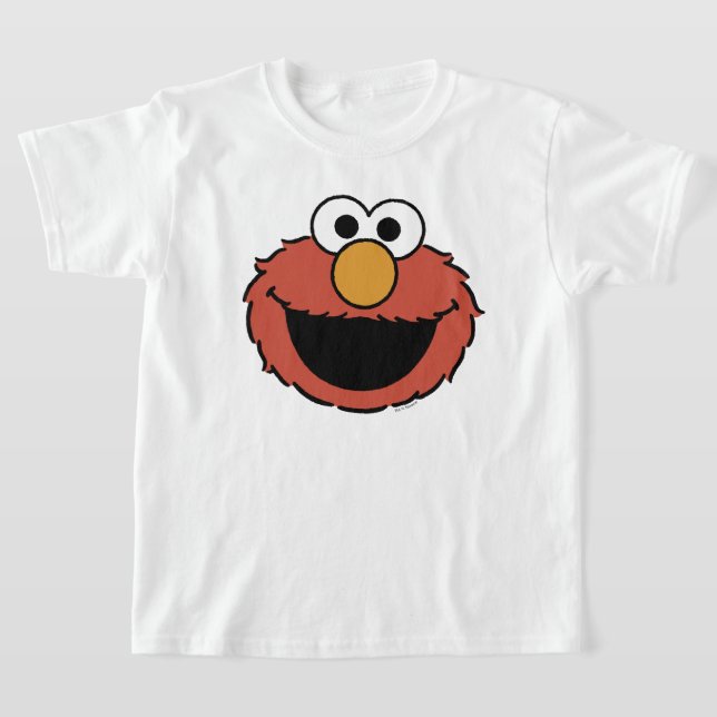 Elmo Smiling Face T-Shirt (Laydown)