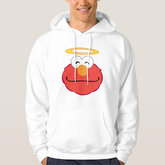Elmo Smiling Face with Halo Hoodie (Front)