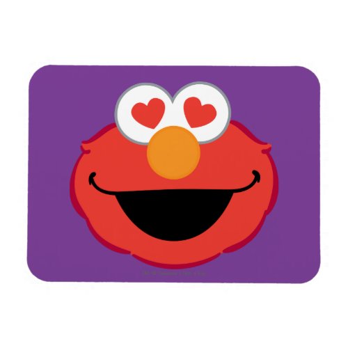 Elmo Smiling Face with Heart_Shaped Eyes Magnet