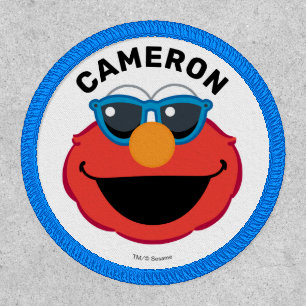 Elmo Smiling Face with Sunglasses Patch